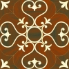 Плитка Версаль ковер коричневый