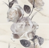 Панно Carrara white Flower (из 2х пл) 